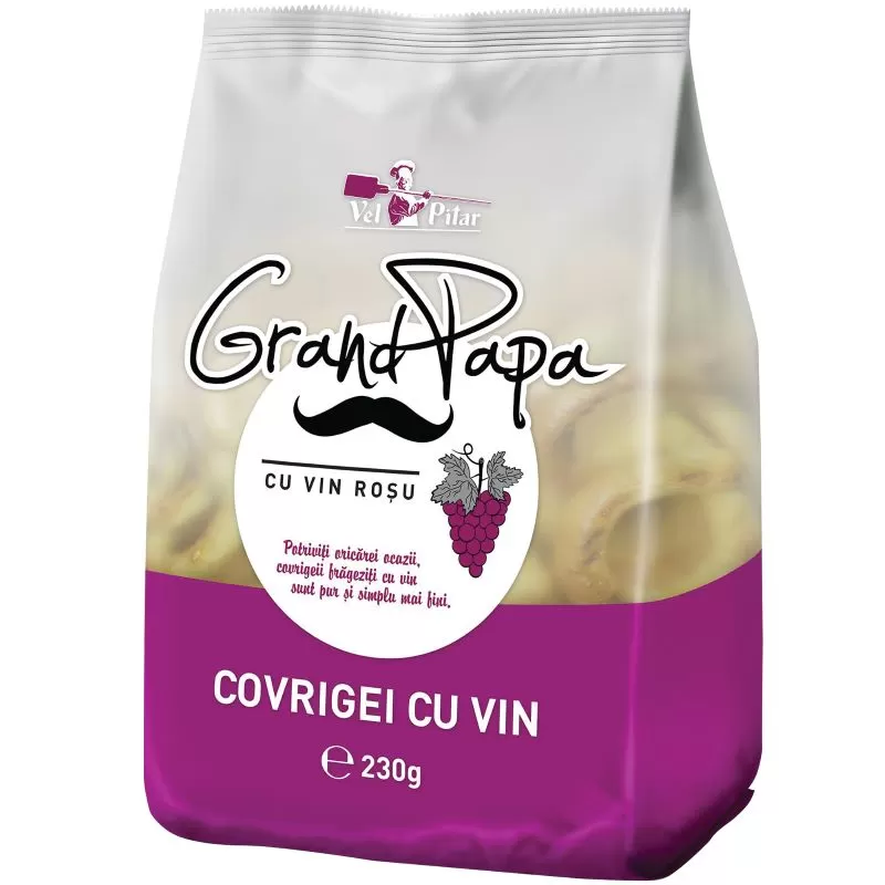 GRAND PAPA Covrigi cu vin roșu 230g