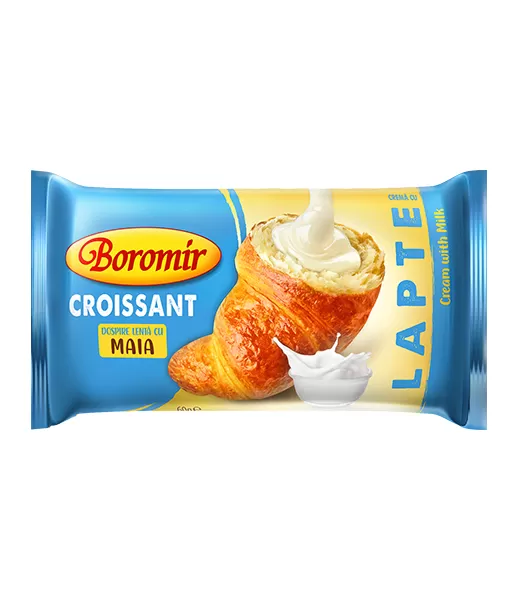 BOROMIR Croissant Crema cu Lapte 60g