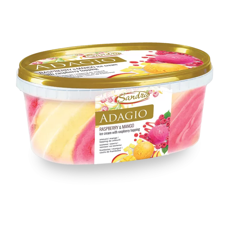 SANDRA Înghețată ADAGIO vanilie/fructe de pădure 550gr