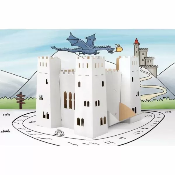 TEKTORADO Căsuța din carton Faboulus Castle 50*43*40cm