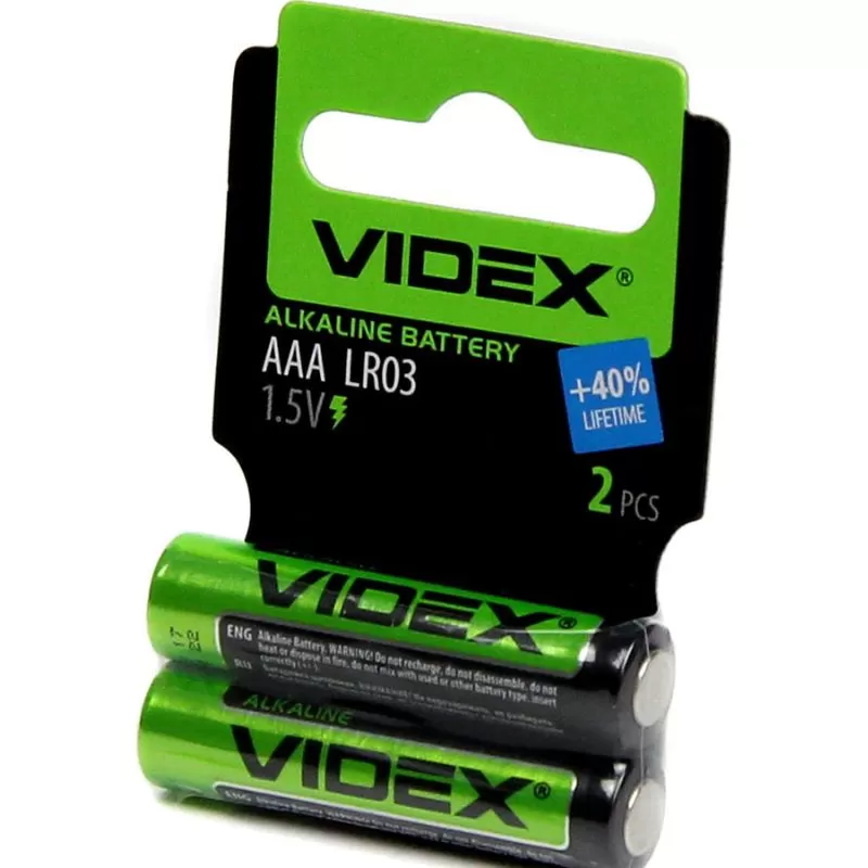 VIDEX Baterie alcalina LR03/AAA 2buc 