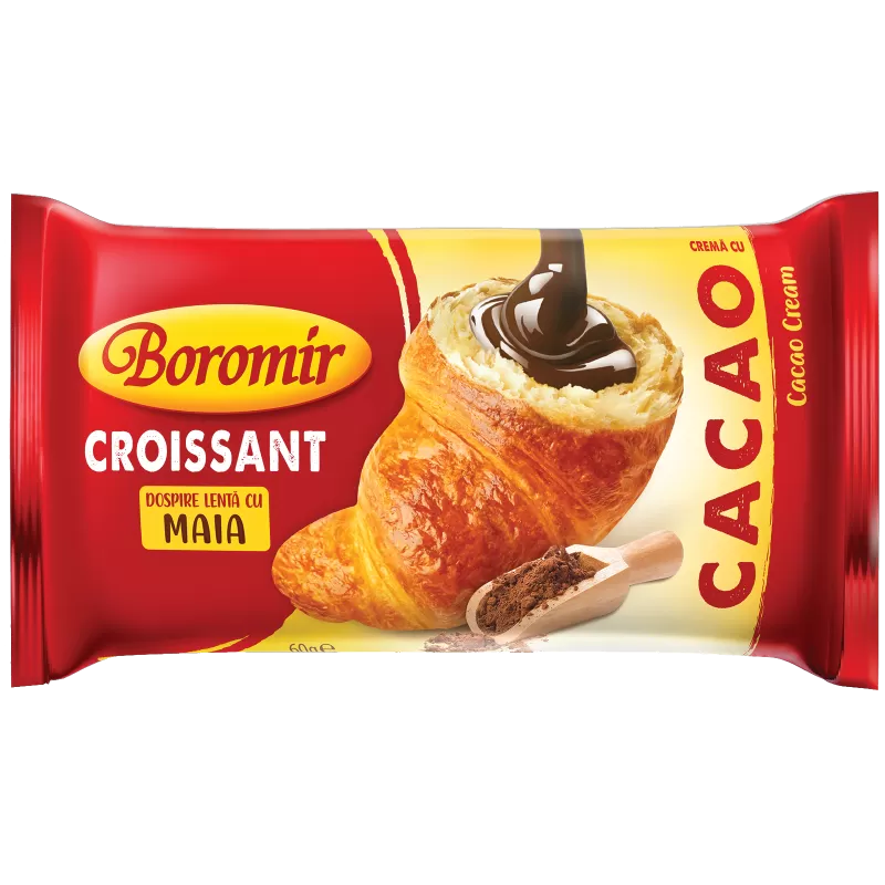 BOROMIR Croissant Crema cu Cacao 60g