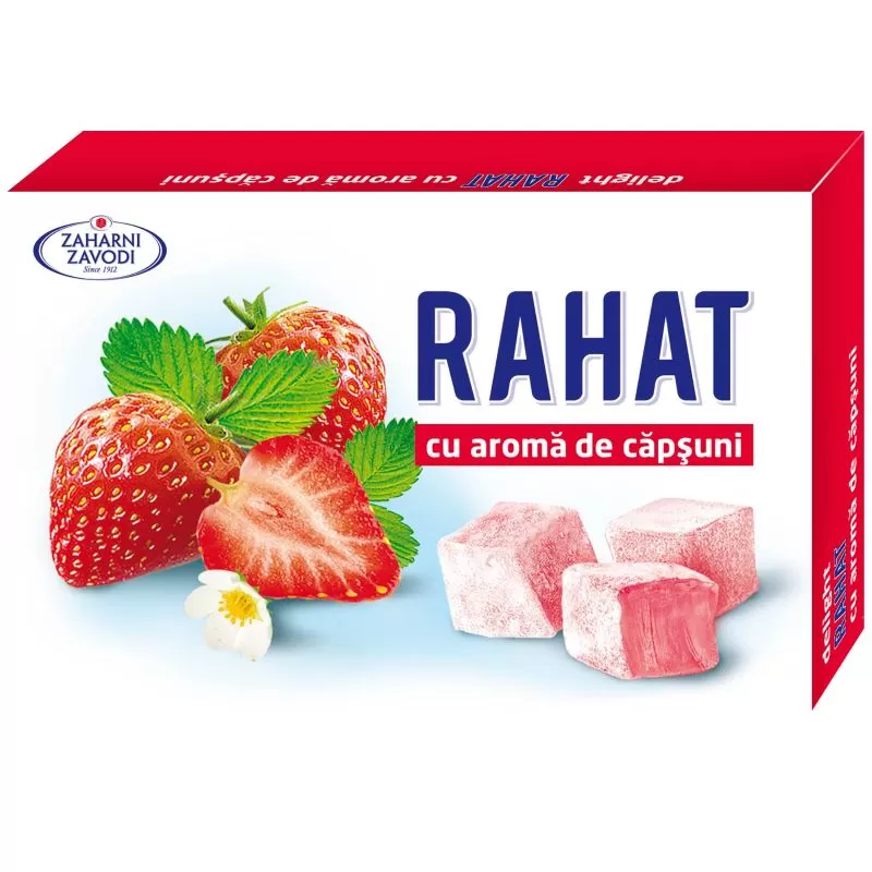 ZAHARNI ZAVODI Rahat cu aroma de căpșuni 140g