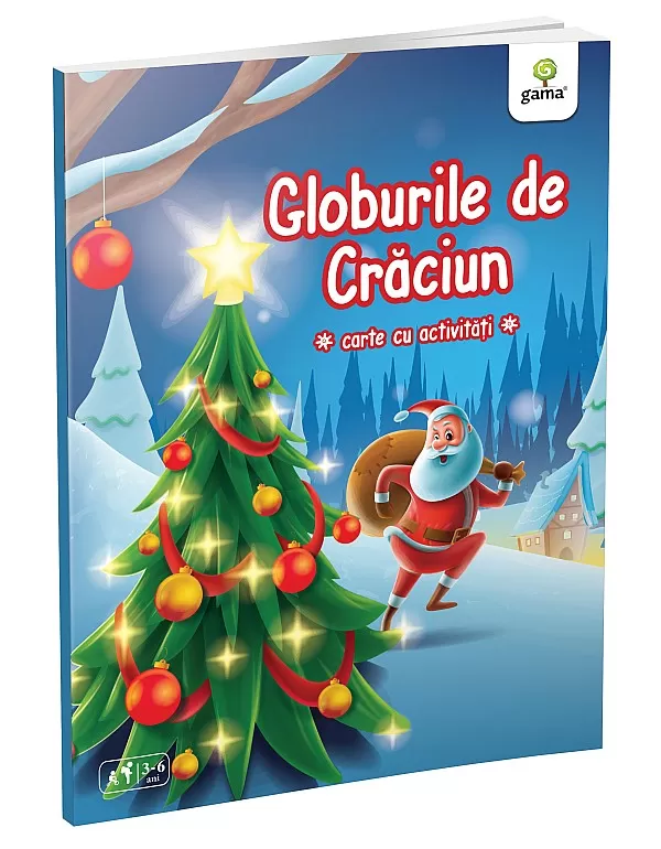 GAMA Globurile de Crăciun. Carte cu activități