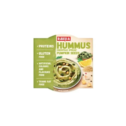 RIBELLA Hummus cu seminte de dovleac 200g