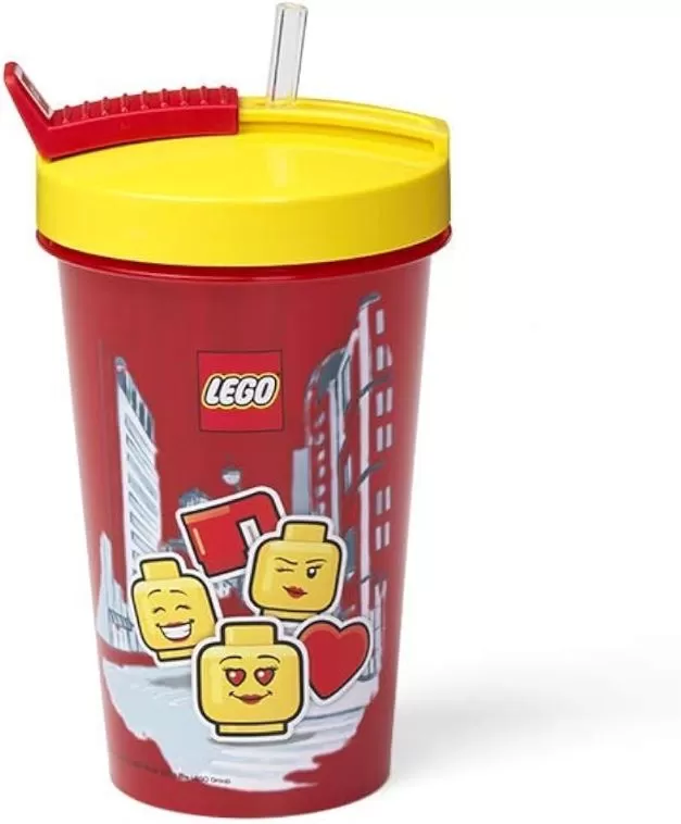 LEGO Pahar cu pai GIRL 0.5ml